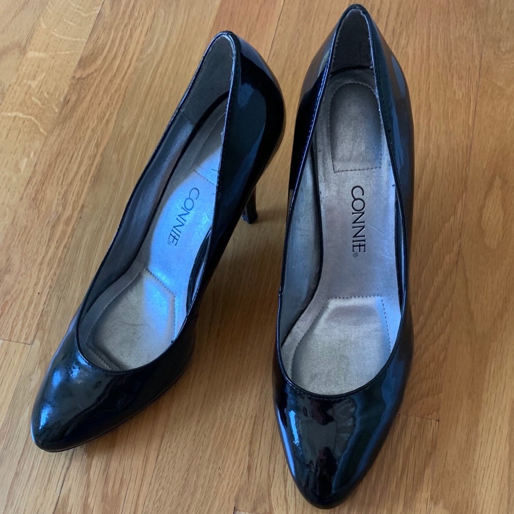 Black Connie Heels